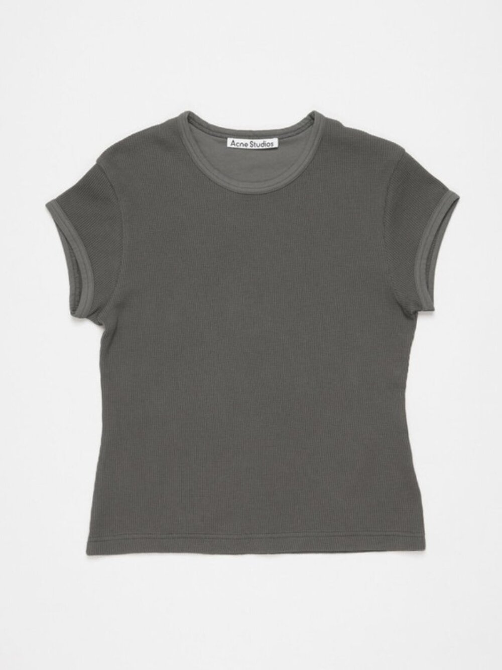 ACNE STUDIOS Unisex Fitted T-Shirt - Faded Grey